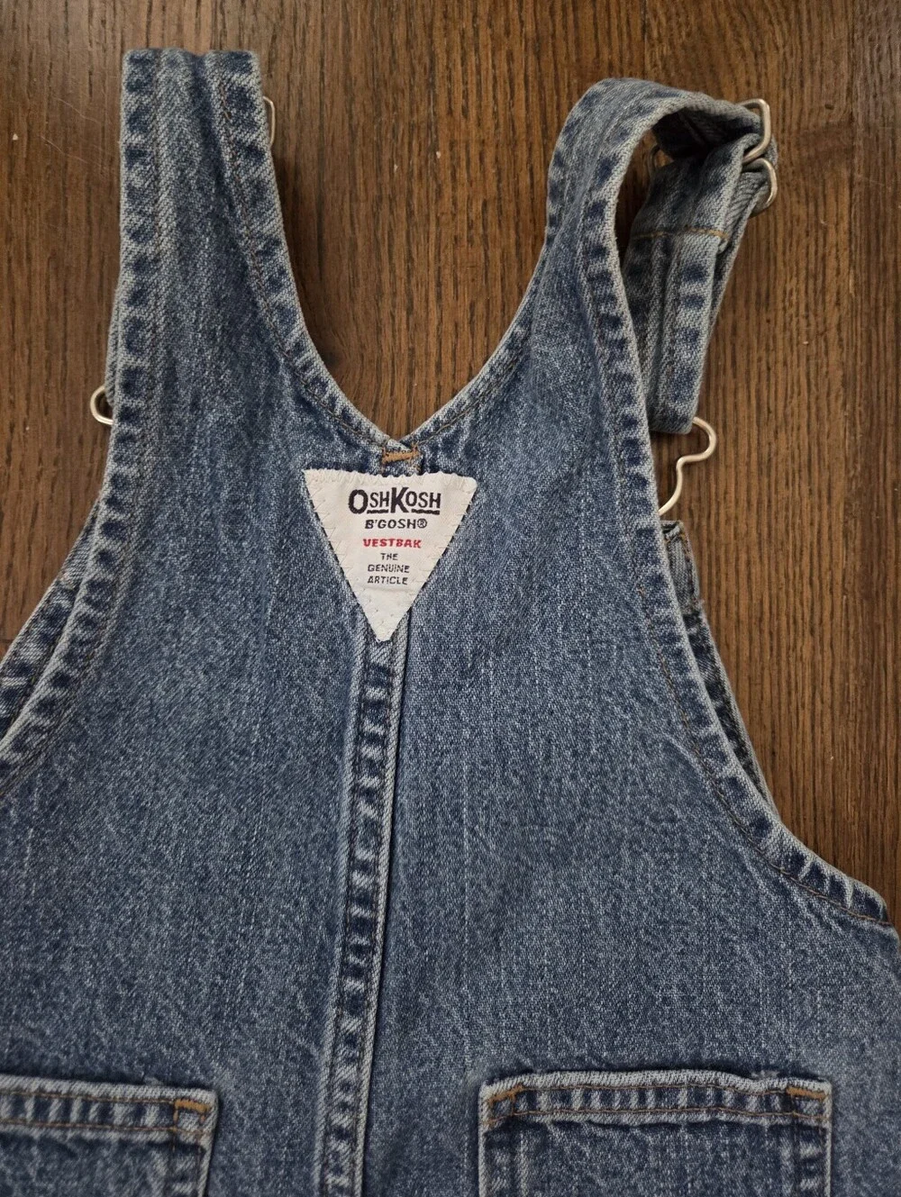 Vrg Oshkosh Boys 24M Denim Overalls